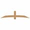 Ekena Millwork Bellingham Timber Gable Bracket, Western Red Cedar, 84"W x 21"H x 5 1/2"D x 5 1/2"F, 6/12 Pitch GBW084X21X0606BEL00SWR - alternate 1